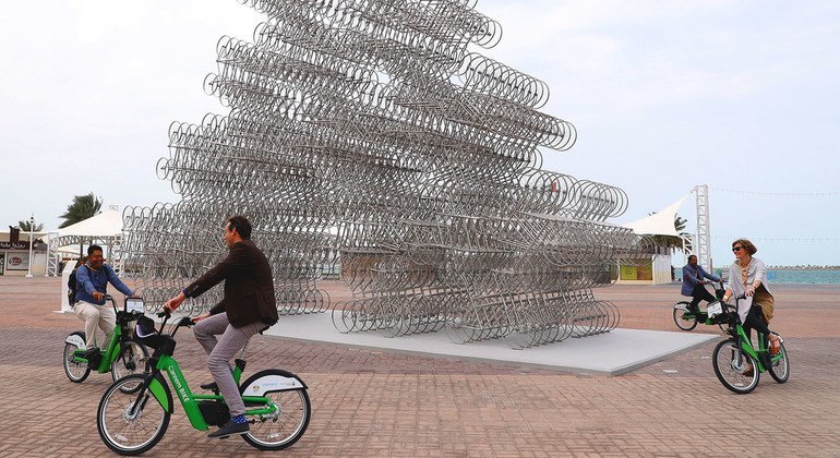 Ai Wei Wei sculpture celebrates pedal power as Urban Forum